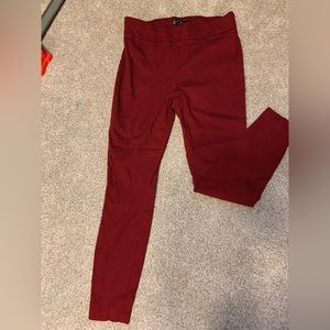 NY&Company ❤️ Red Patterned Dress Pants